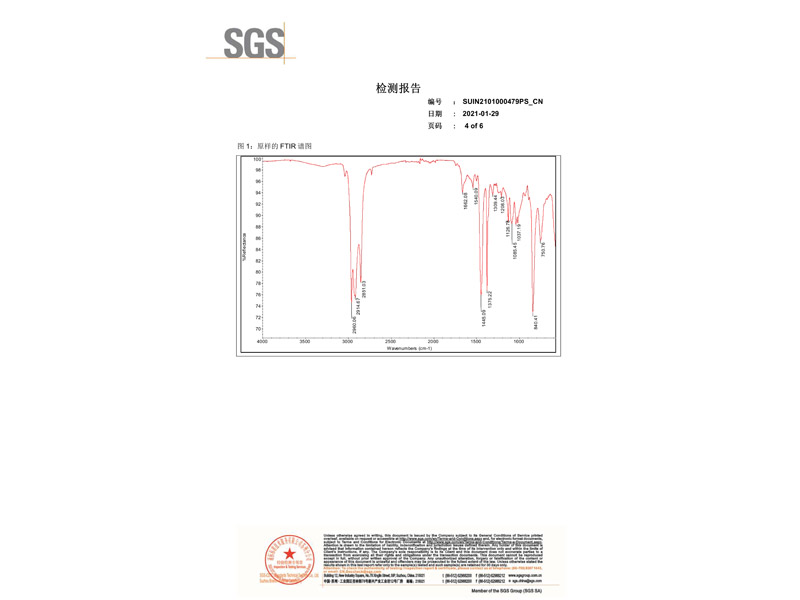 SGS 2021 Pure Natural Latex Mat Report