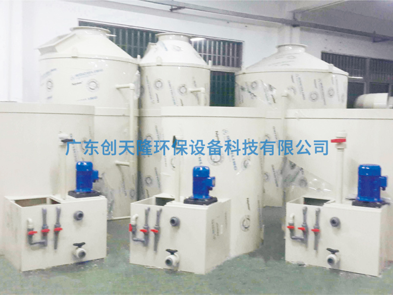 Industrial waste gas purification and treatment equipment