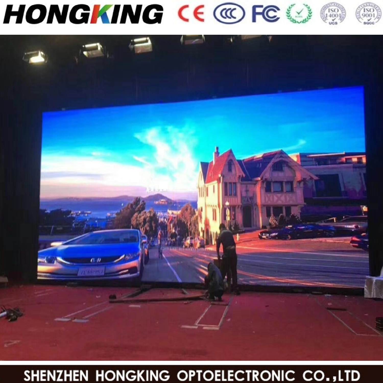 HK-I Series P6 High Refresh  Indoor Full Color LED display Screen