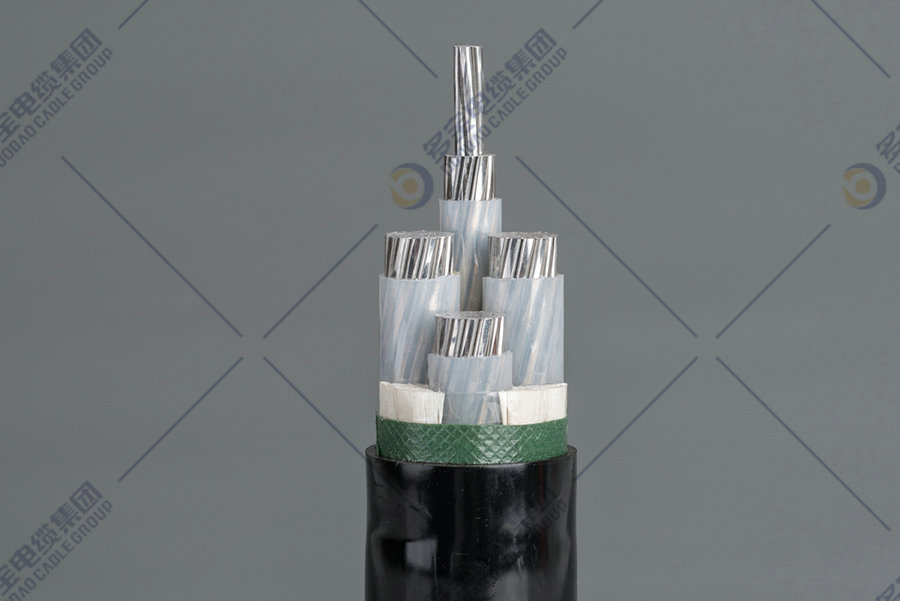 Aluminum-conductor XLPE insulated PVC sheathed power cable