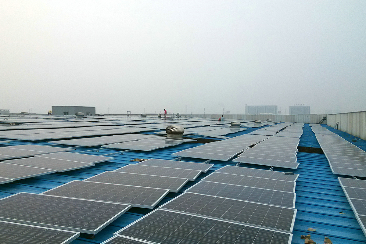 Planta de energía fotovoltaica en la azotea de 15MW en China