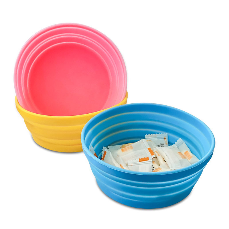 Collapsible silicone lunch box