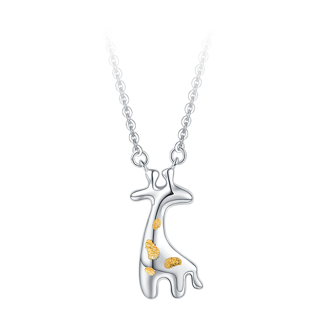 Platinum Yellow Double Gold Fawn Chain