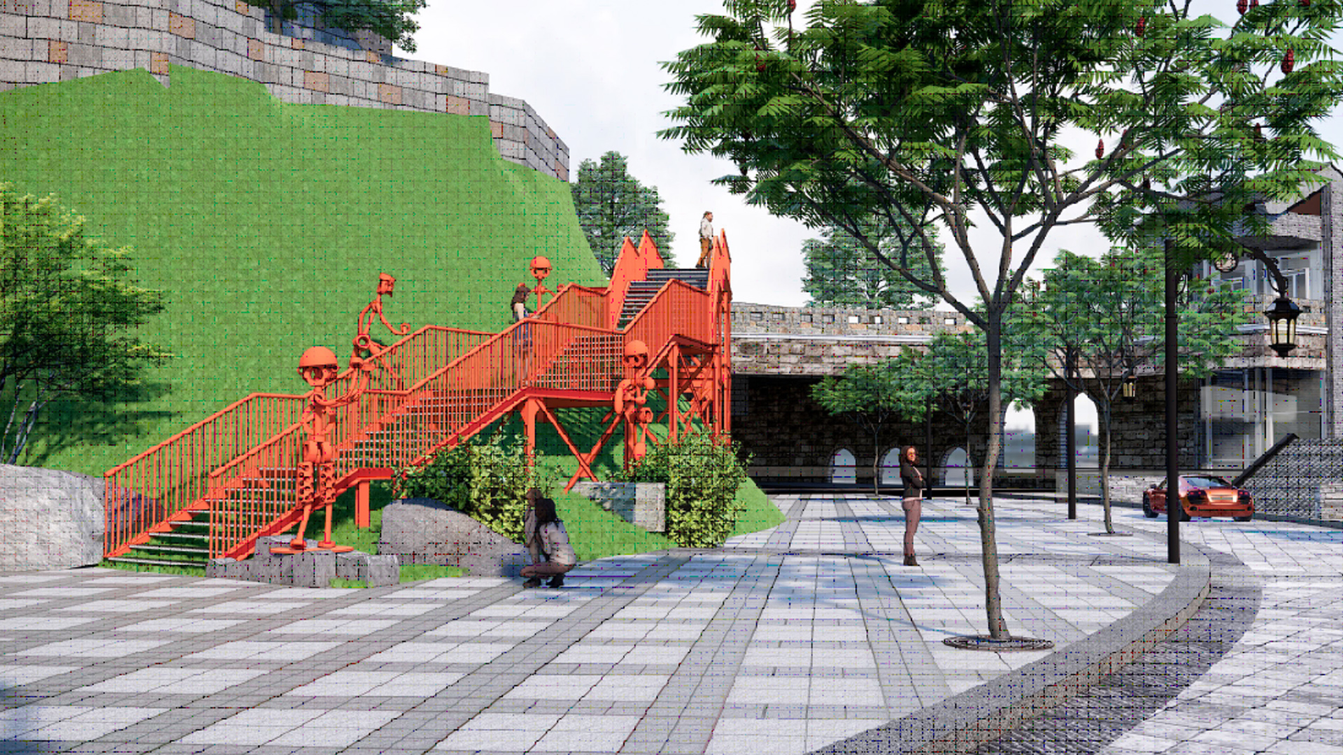 开埠遗址公园改造提升景观方案设计10