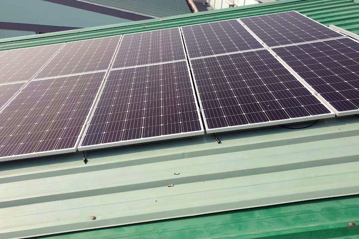 ベトナムの160KW屋上太陽光発電プロジェクト