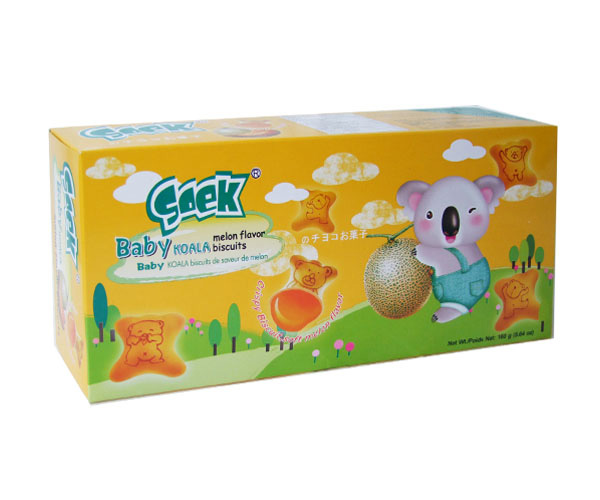 Baby Koala Cream Filled Biscuits Melon Filling 160gX12boxes 38.5X26X24.5cm