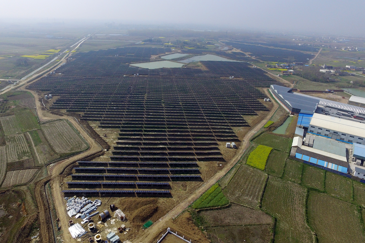 中国2の20MW太陽光発電所