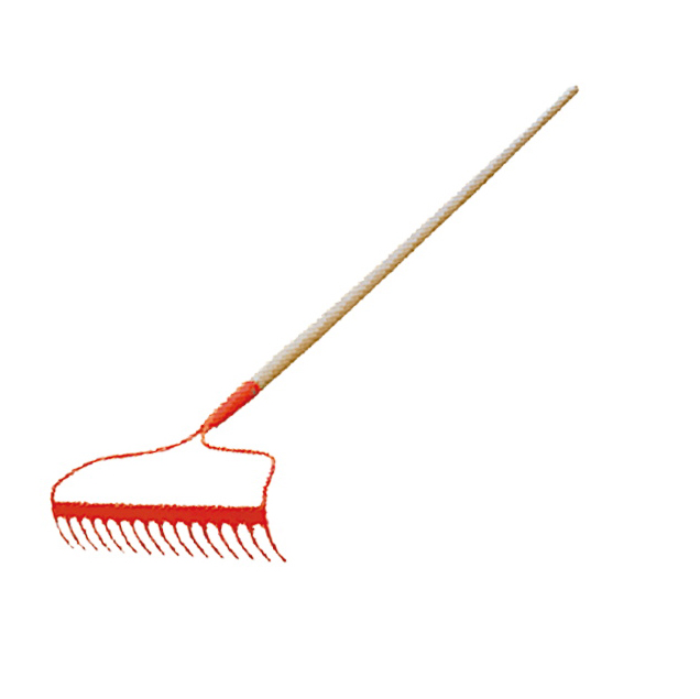 48 in long wooden handle bow rake HLR101-16L