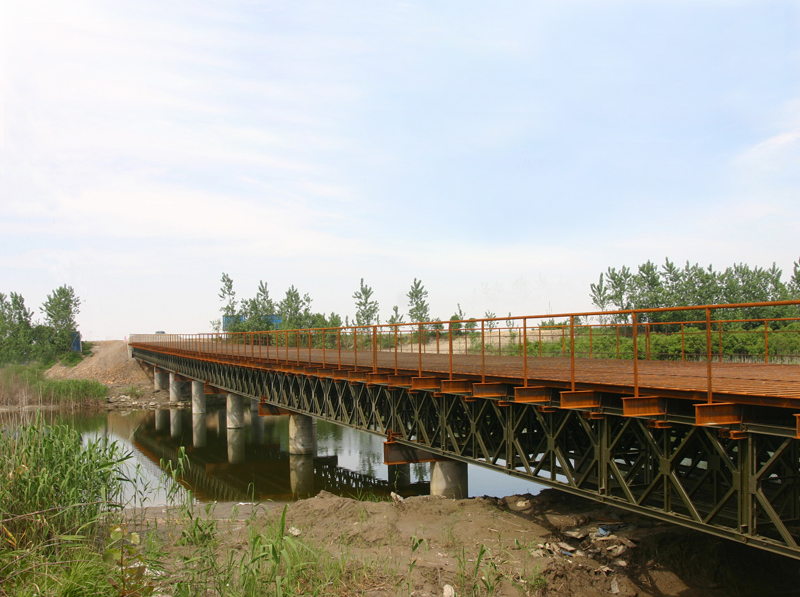Shaojia River channel early trestle