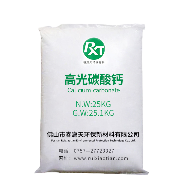 High-gloss calcium carbonate