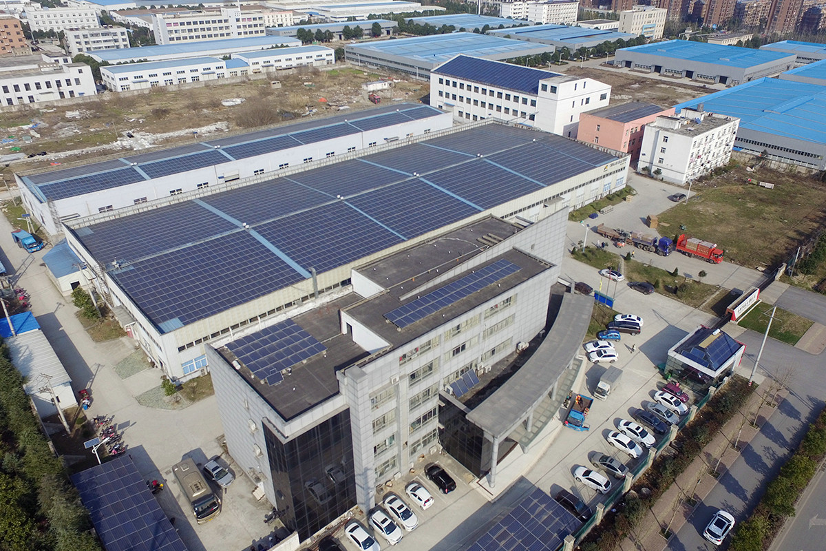 Projeto solar no telhado da indústria de 1.5MW