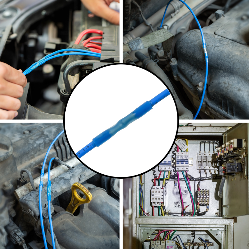 Auto listing requires the use of double-walled heat shrink tubing to seal and protect the automotive wiring harness