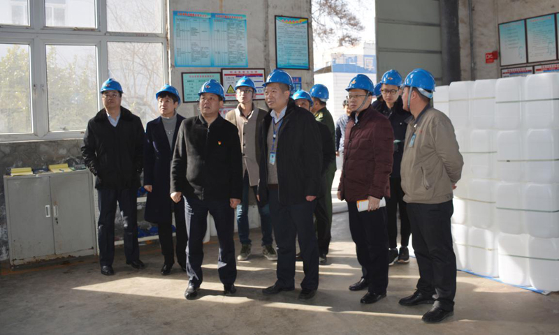 Deputy Secretary of the District Party Committee and District Governor Bai Pinghe and his team visit the company