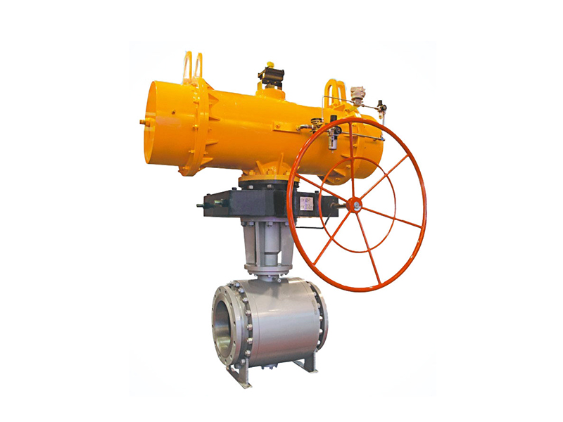 Natural gas pipeline ball valve