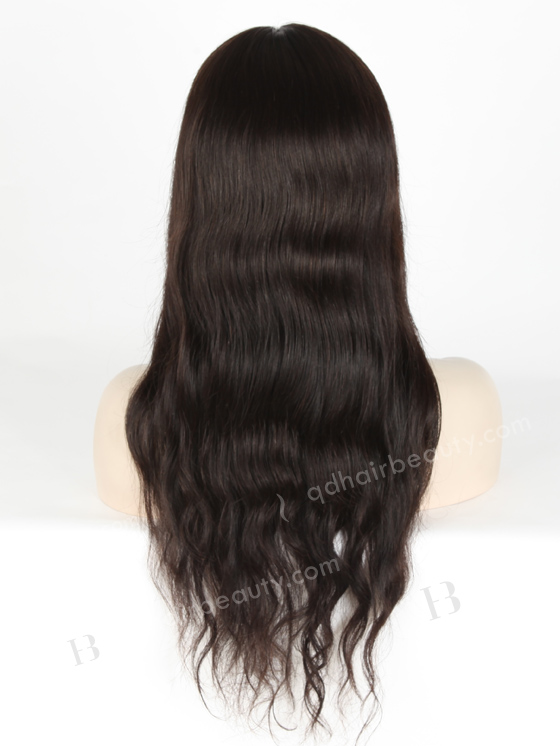 In Stock Indian Remy Hair 20" Natural Straight Natural Color Silk Top Full Lace Wig STW-054