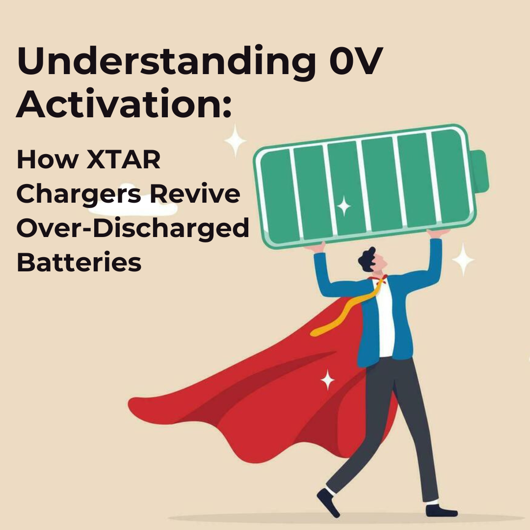 Understanding 0V Activation: How XTAR Chargers Revive Over-Discharged Batteries