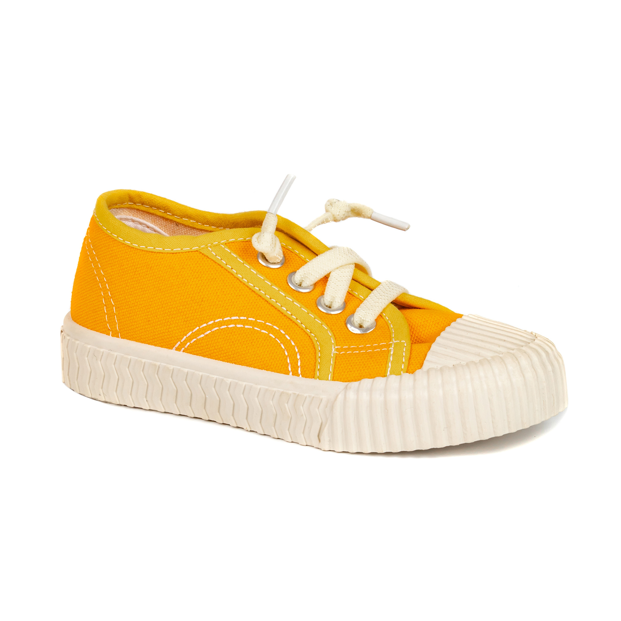 Sneaker Shoes, Children Shoes,Injection shoes ,Yellow, Textile  Upper+Lace PVC injection Outsole