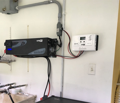 5KW Inverter & 40A MPPT Controller Use for Household Appliances in Puerto Rico