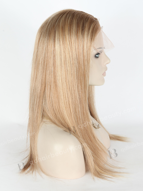  T8a#/22# With 8a# Highlight Color 16'' Brazilian Virgin Hair Lace Front Wig WR-CLF-024