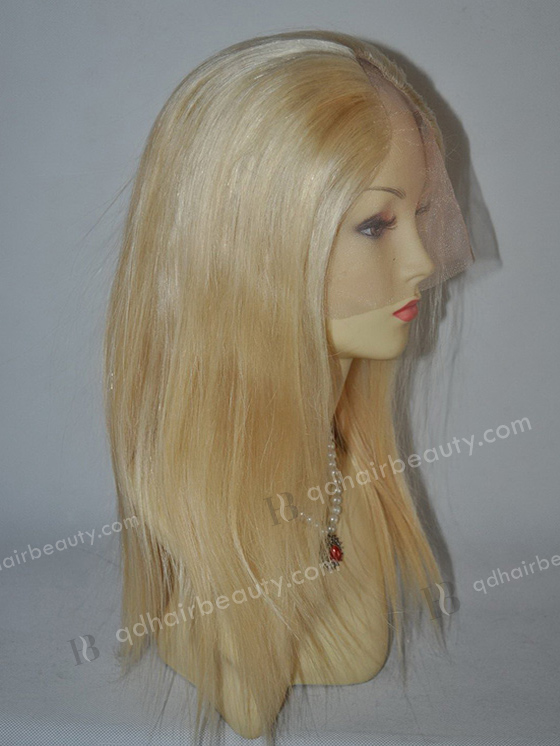 Human Hair Blonde U Part Wig WR-UW-002