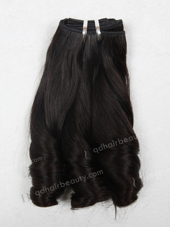 Straight with Spiral Curl Tip Double Drawn Hair Extensions WR-MW-026