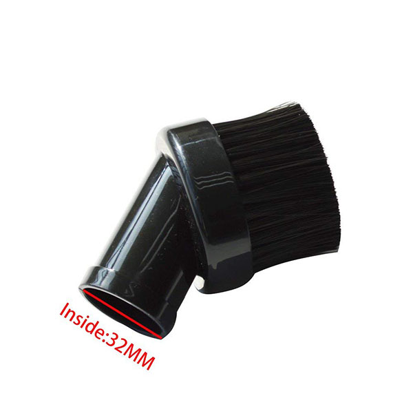 VACUUM CLEANER PARTS OF SMALL ROUND BRUSH OF FURNITURE DUSTING FLOOR BRUSH WITH SOFT BENDING PP HAIR 32MM ADAPTER 