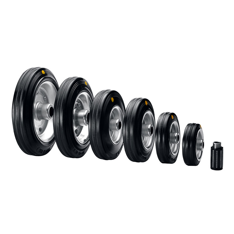 导电黑色标准橡胶轮（铁轮辐）- A26 系列