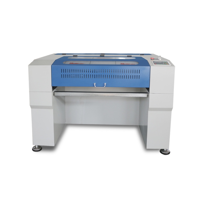 FDC-690 laser engraving machine blue white-xy axis square rail - single-head -RD-stone engraving machine