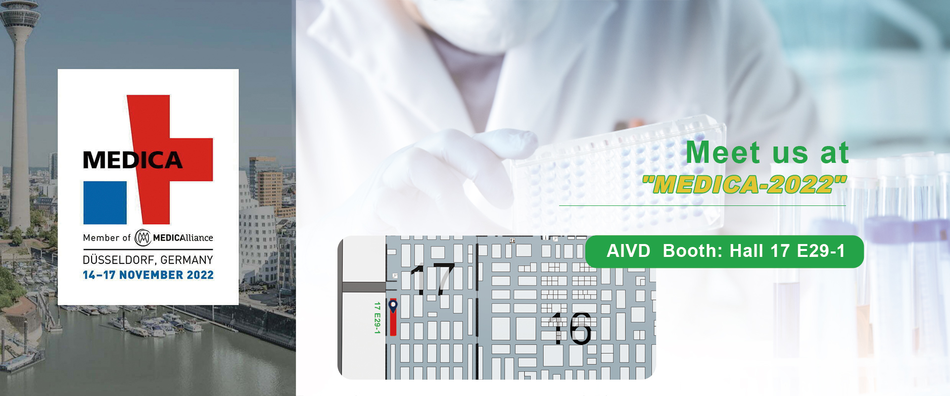 Make an Appointment with AIVD at MEDICA 2022