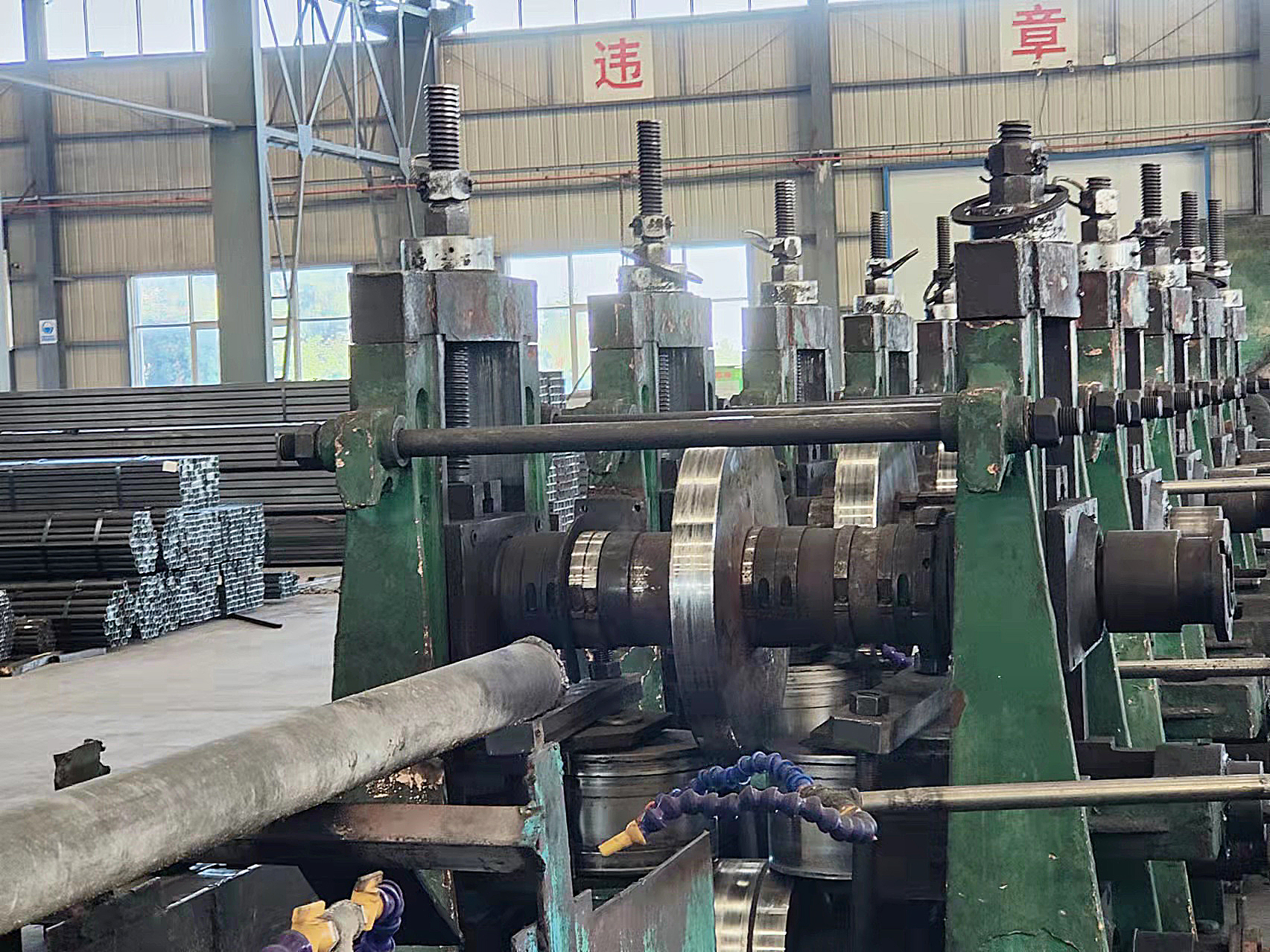 200 square used direct square high frequency welded pipe mills