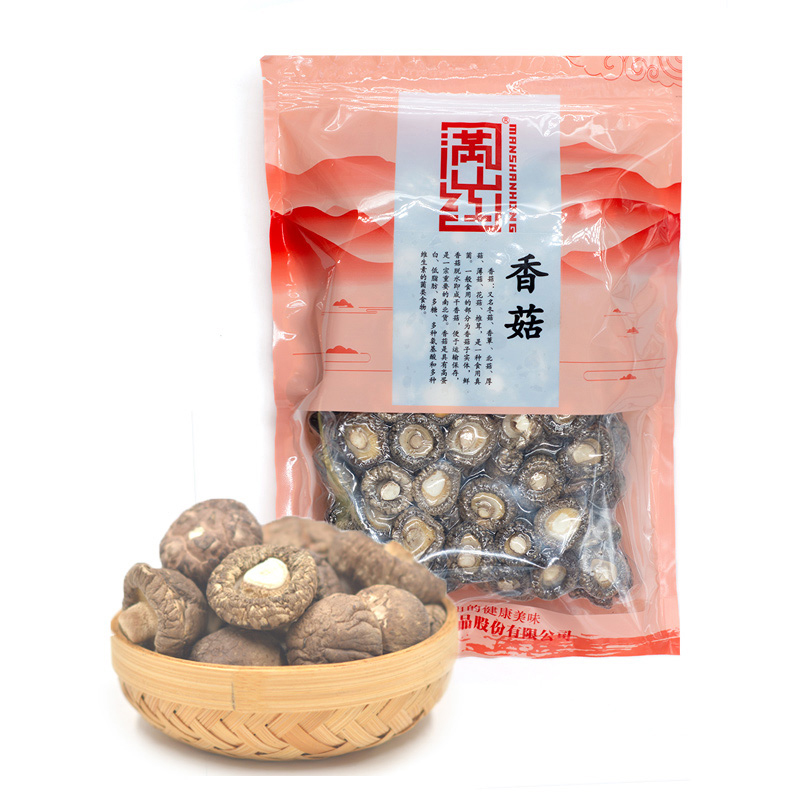 Small package of shiitake mushrooms