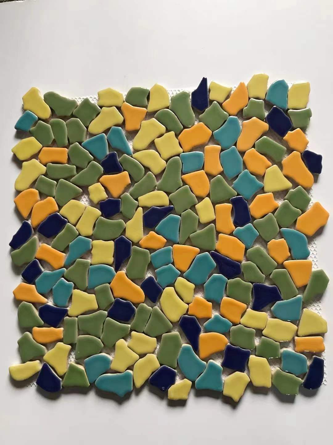 Colorful Pebble Mosaic Tile