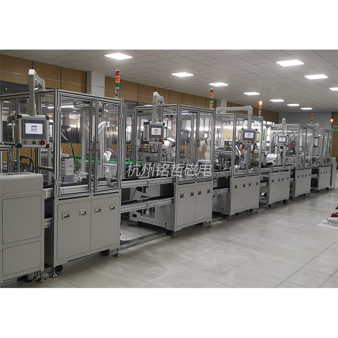 Compressor DC brushless fan automatic assembly line