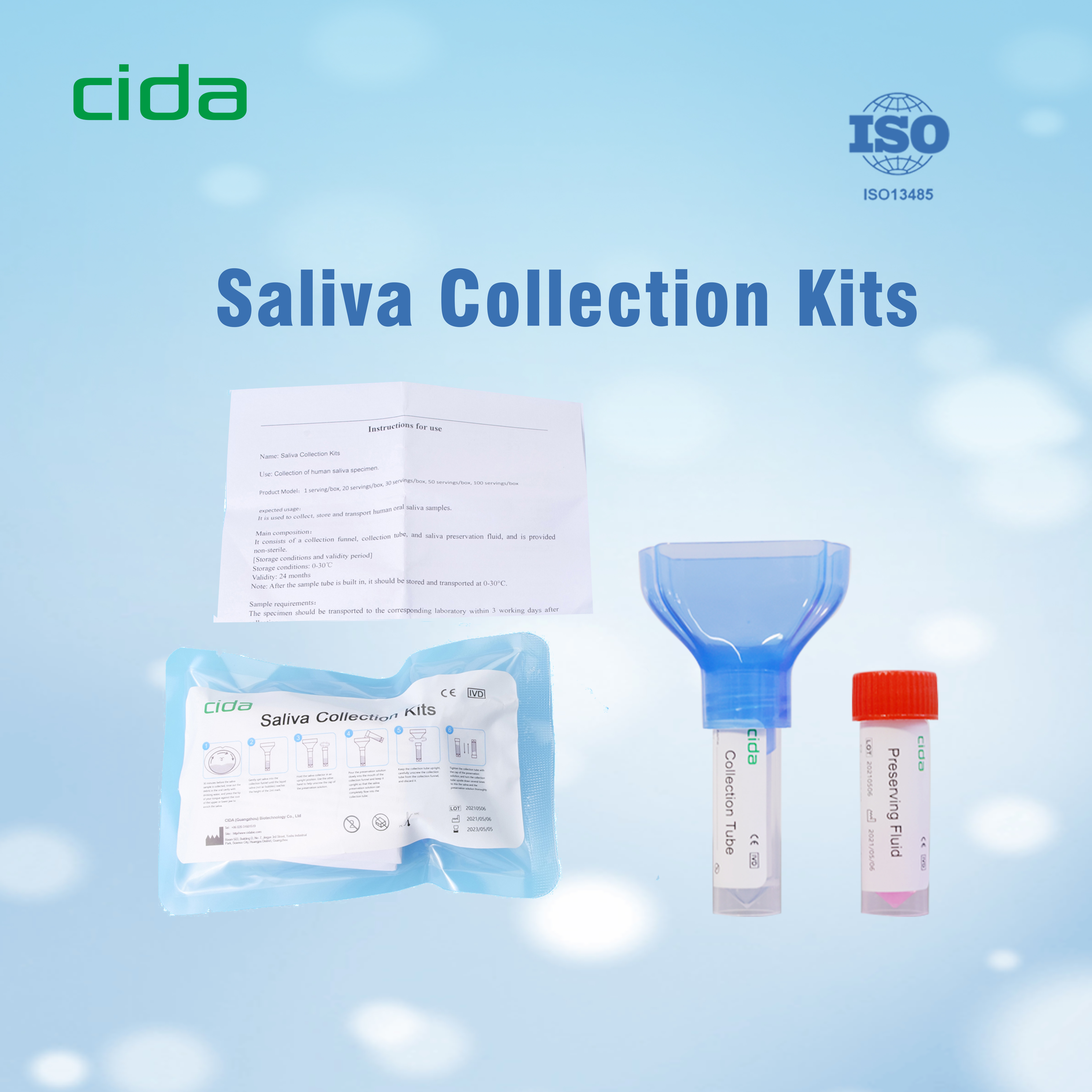 Saliva Collection Kits 5ml
