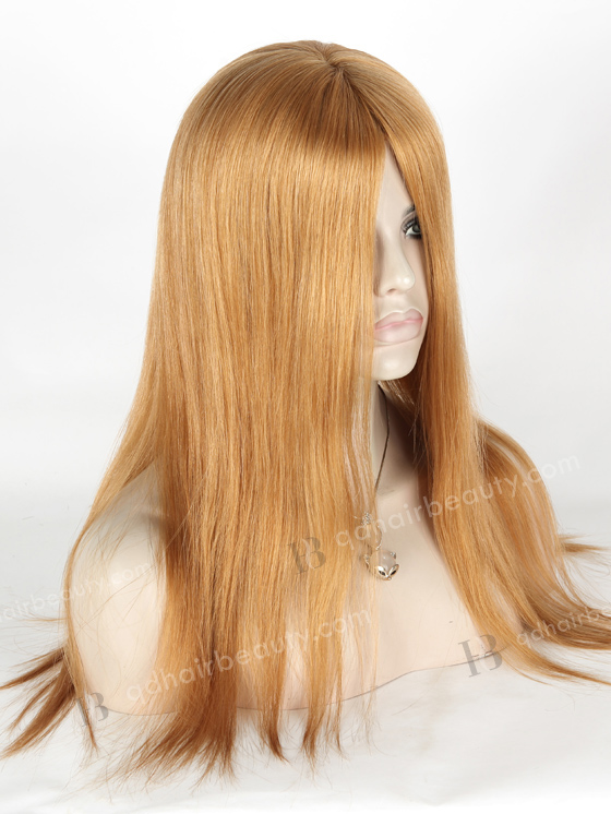 In Stock Chinese Virgin Hair 18" Straight 27a# Color Silk Top Glueless Wig GL-07023