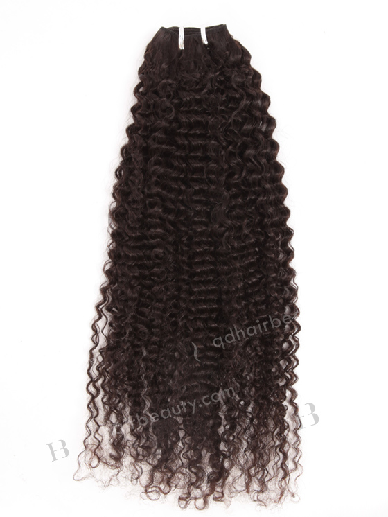 In Stock Brazilian Virgin Hair 24" Kinky Curl Natural Color Machine Weft SM-4148