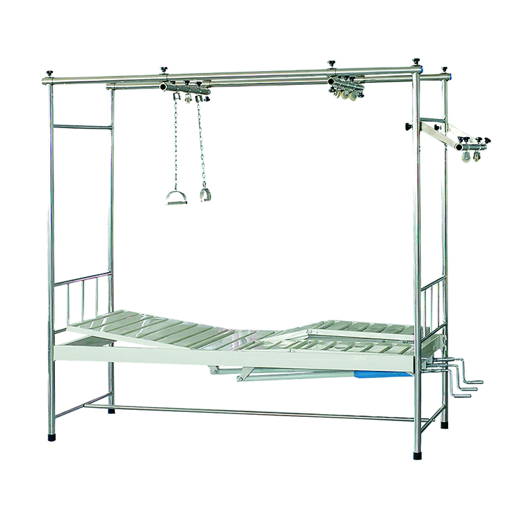 A-12 two leg section orthopedics traction bed with stainless steel structure