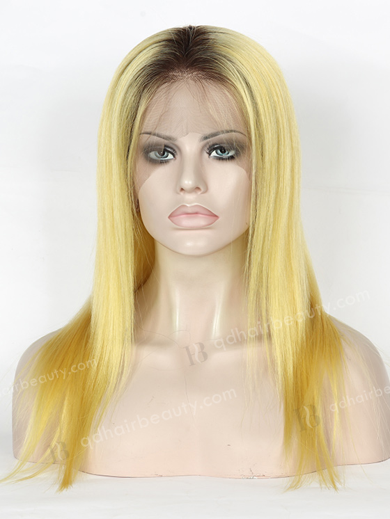 New Arrival Silky Straight 14'' T Ombre Color Peruvian Virgin Hair Wigs WR-LW-109