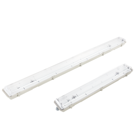 A08  Bare Housing for LED T8, IP65 