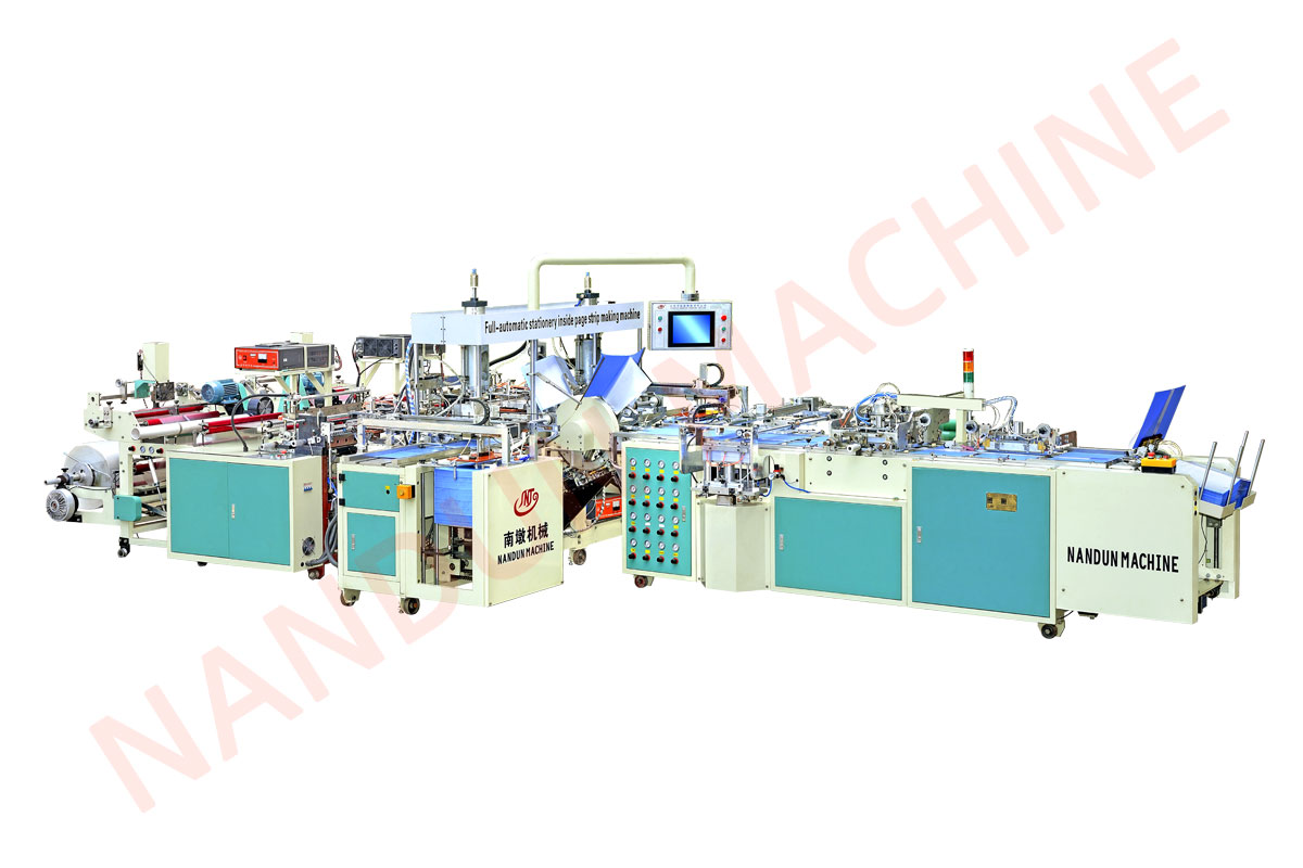 Lr-at600 automatic double line stationery data book manufacturing machine (single line and double line)