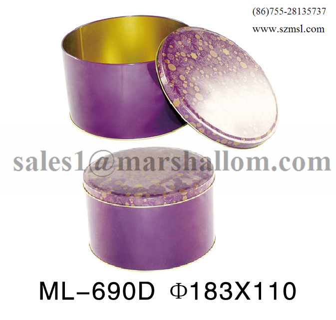 ML-690D Round tin can