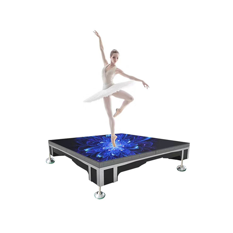 Anti-Glare ip65 Wedding Party Stage 3D LED Screen Indoor Outdoor P3.91 Interactive Dance Floor Led Screen