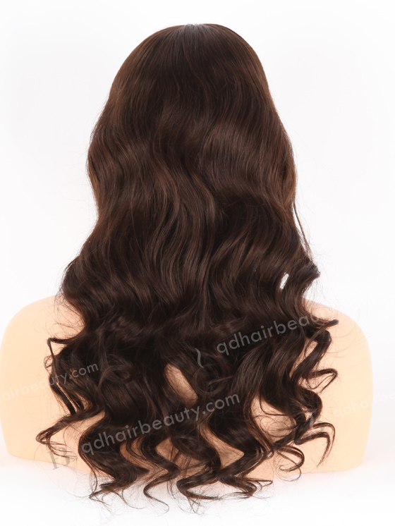 In Stock European Virgin Hair 20" Beach Wave 2a# Color Lace Front Wig RLF-08030