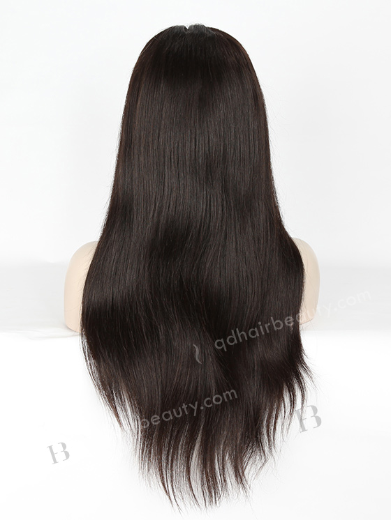In Stock Brazilian Virgin Hair 20" Straight Natural Color Silk Top Glueless Wig GL-04038