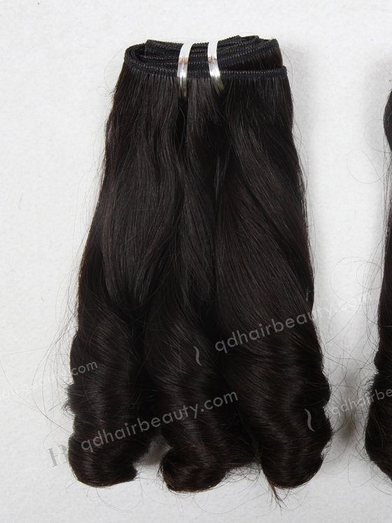 Straight with Spiral Curl Tip Double Drawn Hair Extensions WR-MW-026