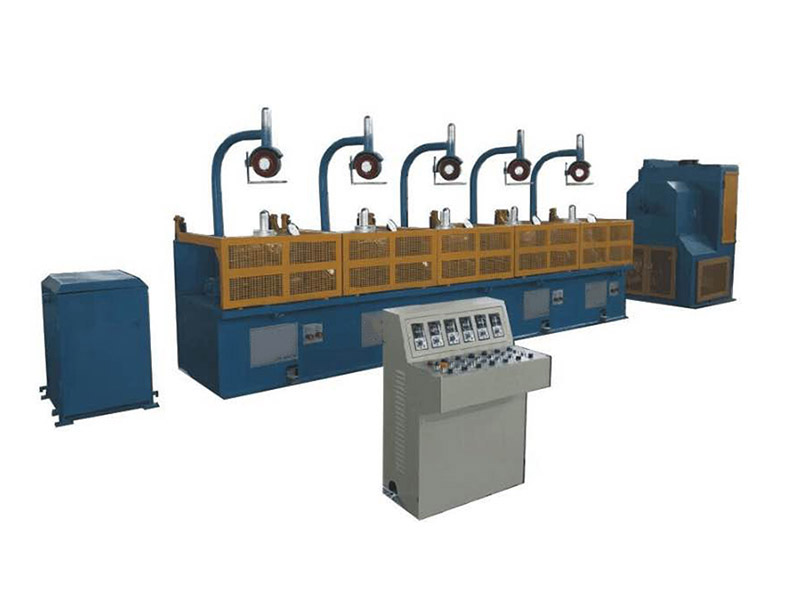 Pulley type wire drawig machine
