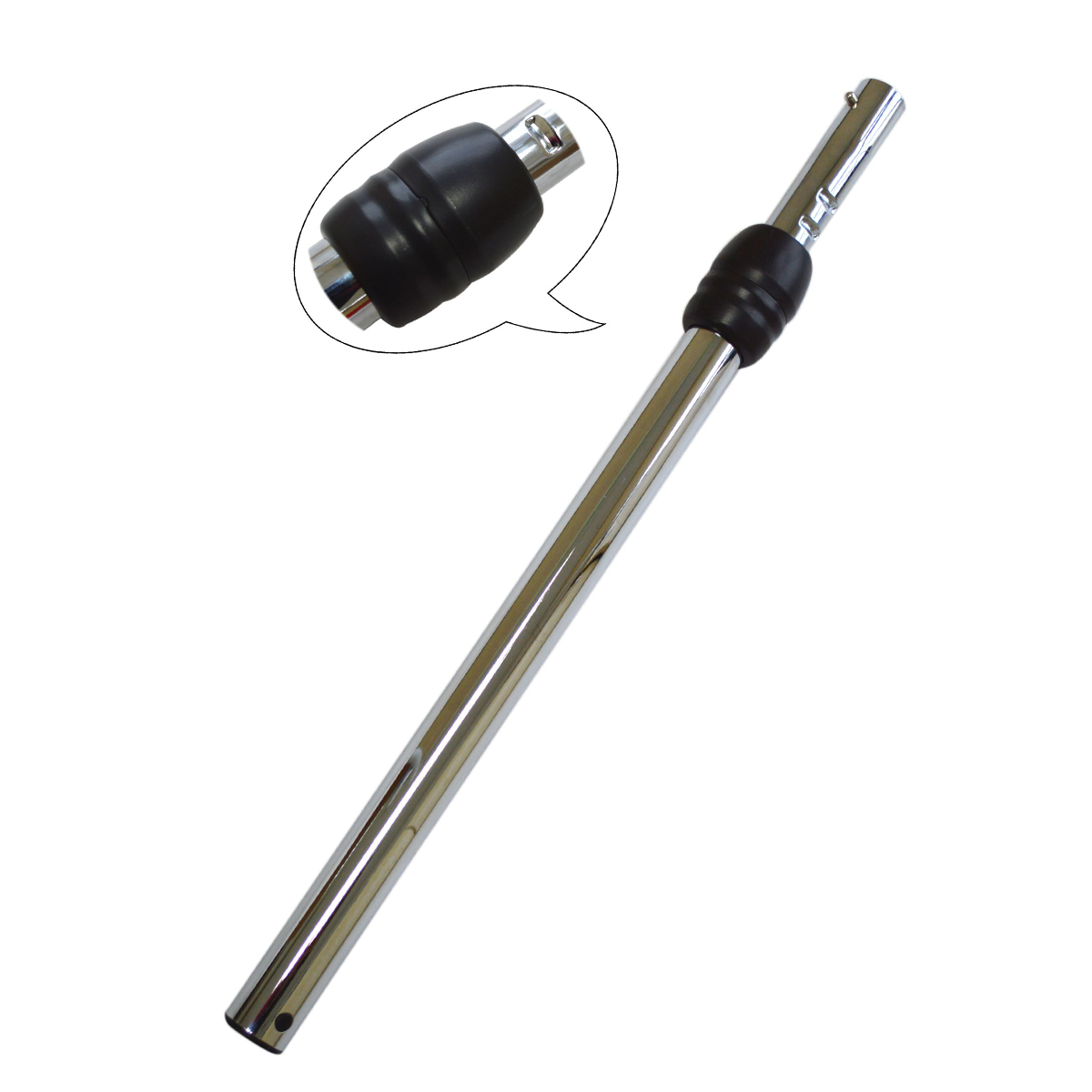 Vacuum Cleaner Parts of Chrome Plated Telescopic Tube ,Extension Metal Tube With Knob Diameter 32mm (TCT-51-32)