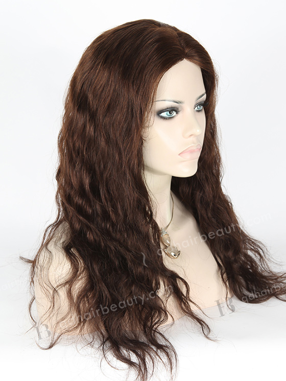 In Stock Brazilian Virgin Hair 18" Loose Big Curl 2/4# Evenly Blended Full Lace Glueless Wig GL-04015