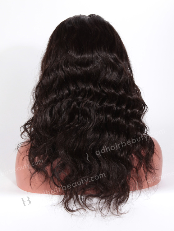 In Stock Brazilian Virgin Hair 16" Natural Wave Natural Color Full Lace Wig FLW-04024