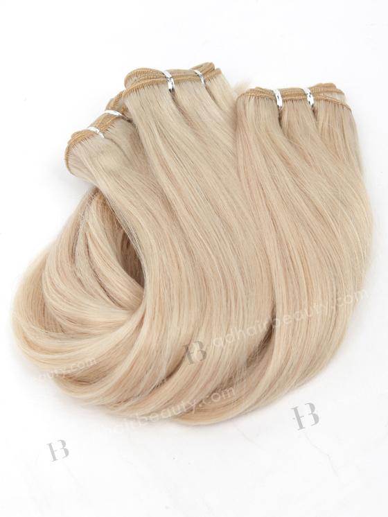 In Stock Malaysian Virgin Hair 18" Straight White Color Machine Weft SM-350
